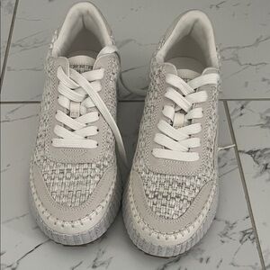 Target White and Gray Athletic Shoes